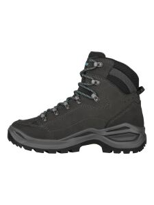 LOWA Renegade Evo GTX Mid Damen Wanderschuhe Asphalt/Tuerkis | EU 38