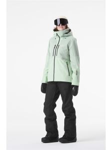 PICTURE Sygna Damen Skijacke mit Kapuze silt green Gr. L