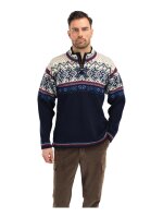 DALE OF NORWAY Vail Masc Sweater midnightnavy redrose...