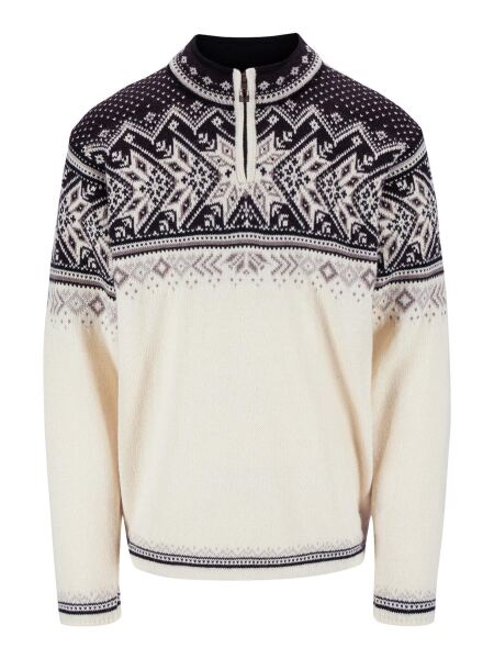 DALE OF NORWAY Vail Sweater Herren Pullover aus Wolle offwhite-coffee sandstone M