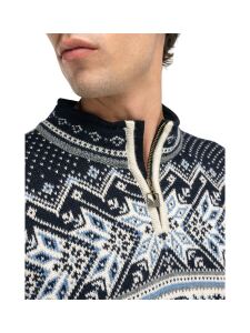 DALE OF NORWAY Vail Sweater Herren Pullover aus Wolle offwhite-coffee sandstone M