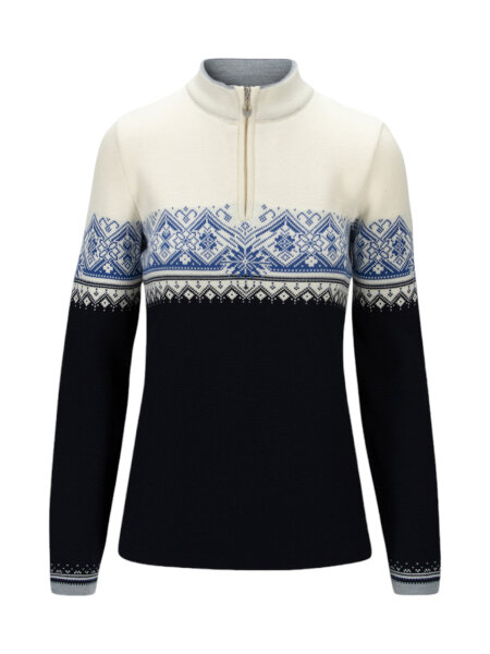 DALE OF NORWAY Moritz Fem Sweater NAVY WHITE ULTRAMARINE | L