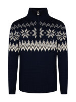 DALE OF NORWAY Myking Masc Sweater (C)Navy Off-white