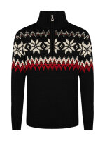 DALE OF NORWAY Myking Masc Sweater black raspberry offwhite