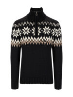 DALE OF NORWAY Myking Masc Sweater black brown offwhite