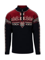 DALE OF NORWAY 140th Anniversary Masc Sweater NAVY RED...