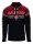 DALE OF NORWAY 140th Anniversary Sweater Herren Pullover aus Wolle NAVY RED ROSE OFFWHITE | XL