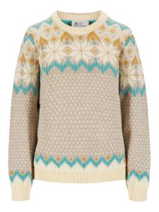 DALE OF NORWAY Vilja Feminine Sweater sandstone offwhite peacock | L