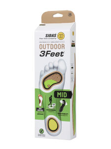 Sidas 3Feet Outdoor Mid Einlegesohlen braun