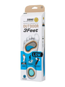 Sidas 3Feet Outdoor Low Einlegesohlen braun