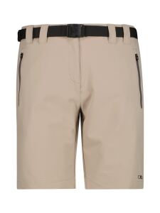 CMP Damen Trekking Bermuda Shorts mit Gürtel Sabbia