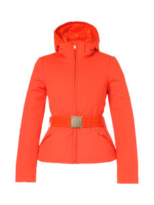 GOLDBERGH Giselle Damen Softshell Daunen Skijacke mit Kapuze orange | 38