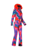 GOLDBERGH La Fête Faux Border Ski Suit absinthe rainbow | 36