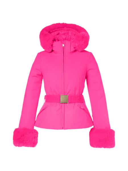 GOLDBERGH Giselle Damen Softshell Daunen Skijacke mit Kapuze passion pink | 38