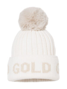 GOLDBERGH Hodd Beanie Damen Gold Mütze aus...