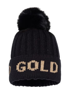 GOLDBERGH Hodd Beanie Damen Gold Mütze aus...