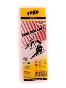 TOKO Performance red 120 g -4/-12 °C Skiwachs rot