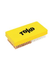 TOKO Base Brush Nylon/Copper  Belag Strukturbürste gelb