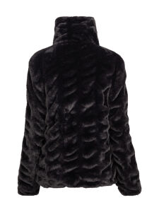 AULP Vilma Faux Fur Damen Jacke black | L