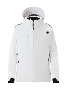 Descente DWMYGK29 Insulated Herren Skijacke mit Kapuze weiss