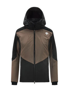 Descente DWWYGK24 Insulated Damen Skijacke mit Kapuze braun