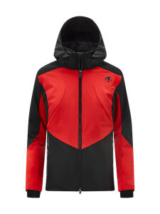 Descente DWWYGK24 Insulated Damen Skijacke mit Kapuze rot