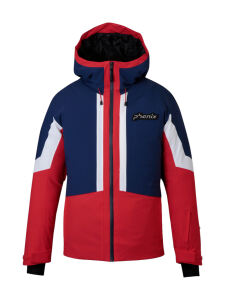 PHENIX Formula Pentagon Line Herren Skijacke mit Kapuze red Gr. L