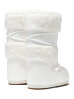 Moon Boot ICON FAUX FUR OPTICAL WHITE