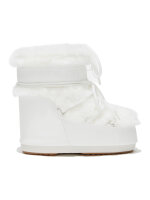 Moon Boot ICON LOW FAUX FUR OPTICAL WHITE