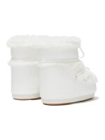 Moon Boot ICON LOW FAUX FUR OPTICAL WHITE