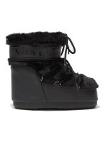 Moon Boot ICON LOW FAUX FUR BLACK