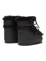 Moon Boot ICON LOW FAUX FUR BLACK