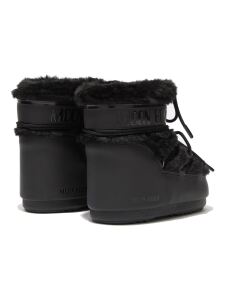 Moon Boot Icon Low Faux Fur Damen Winterschuhe Black