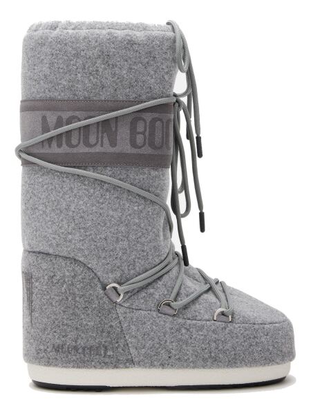 Moon Boot Icon Felt Damen Winterstiefel Grey | 35-38