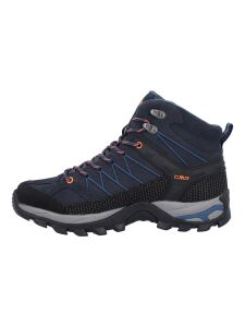 CMP RIGEL MID Trekking Schuhe WP B.BLUE-FLASH ORANGE Gr. 42