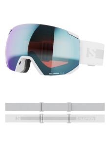 SALOMON Goggles Radium Photo white