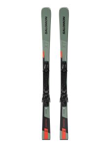 SALOMON S/Max 8 + M10 GW Skiset oil green