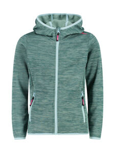 CMP Kinder Outdoor Jacke aus Knit Tech mit Kapuze Agave...