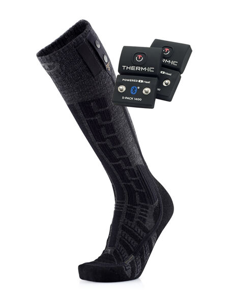 Thermic Set Ultra Warm Comfort Socks S.E.T + Spack 1400B schwarz-grau | 35-36