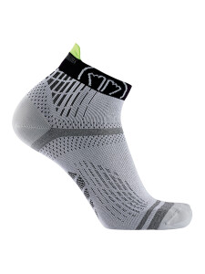 Sidas Run Feel Laufsocken grau-gelb 37-38
