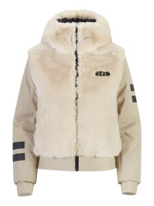 ONEMORE 461 Double-Face Bomber Damen Skijacke mit Kapuze...