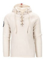 AMUNDSEN Boiled Hoodie Laced Mens oatmeal