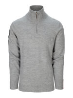 AMUNDSEN Peak Half Zip Mens Light Grey