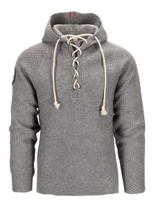 AMUNDSEN Boiled Laced Herren Hoodie Light Grey