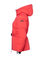 Jet Set Chamonix Belted Ski Jacket Red