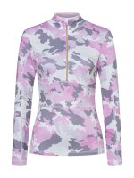 Jet Set Ginger Halfzip Base Layer Camou Print Rose