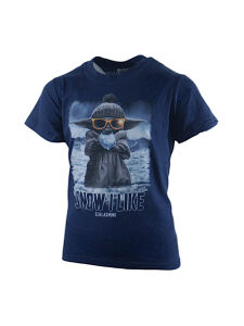 SCHLADMING Baby Snow I like it Kinder T-Shirt dark denim