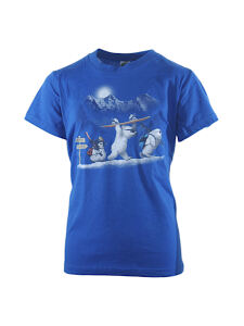 SCHLADMING Polar Friends Ski Kinder T-Shirt royal blue