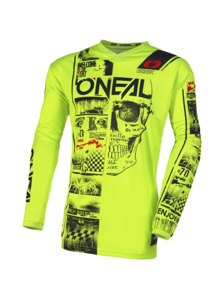 ONEAL Element Jersey Attack V.23 Kinder Bike Shirt neon yellow/black L