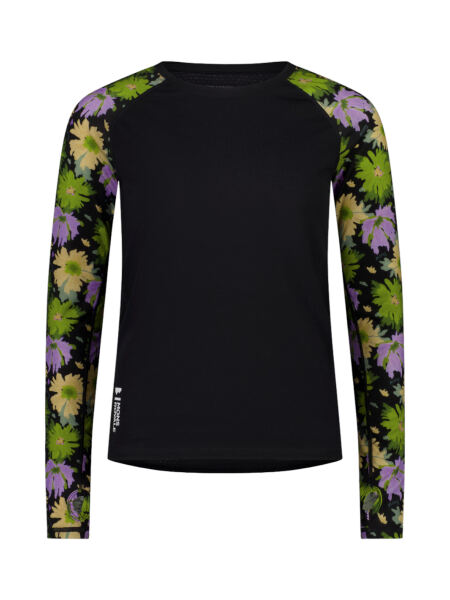 MONS ROYALE Bella Merino Air-Con Damen Langarm Shirt alpine bloom black L